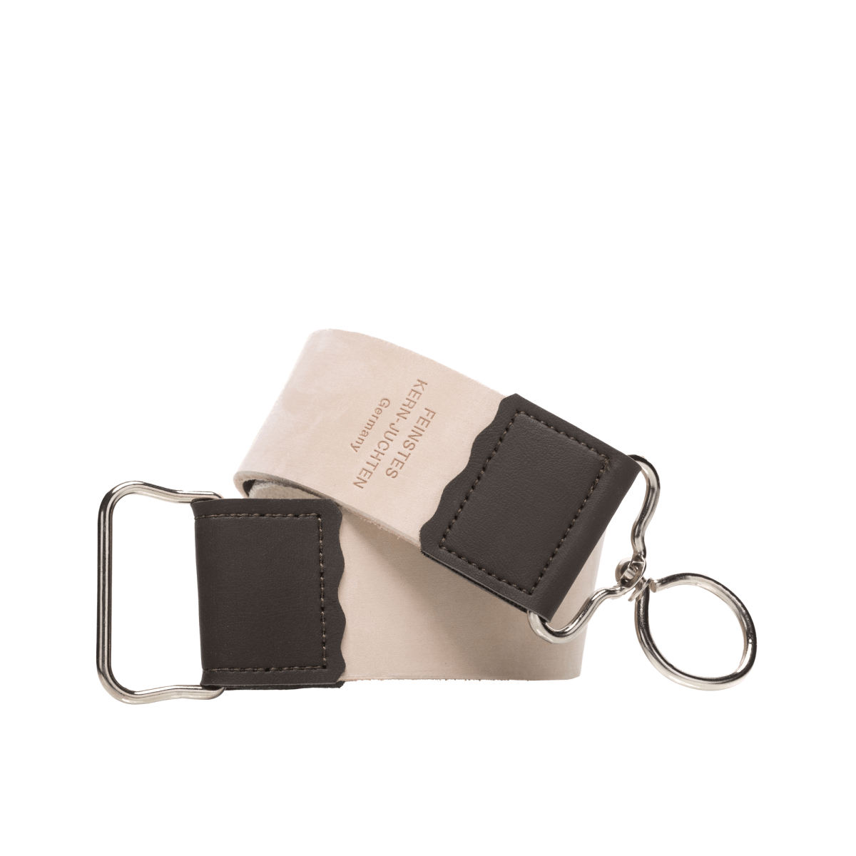 MÜHLE ACCESORIES - Leather razor strop, with nickel-plated end loops