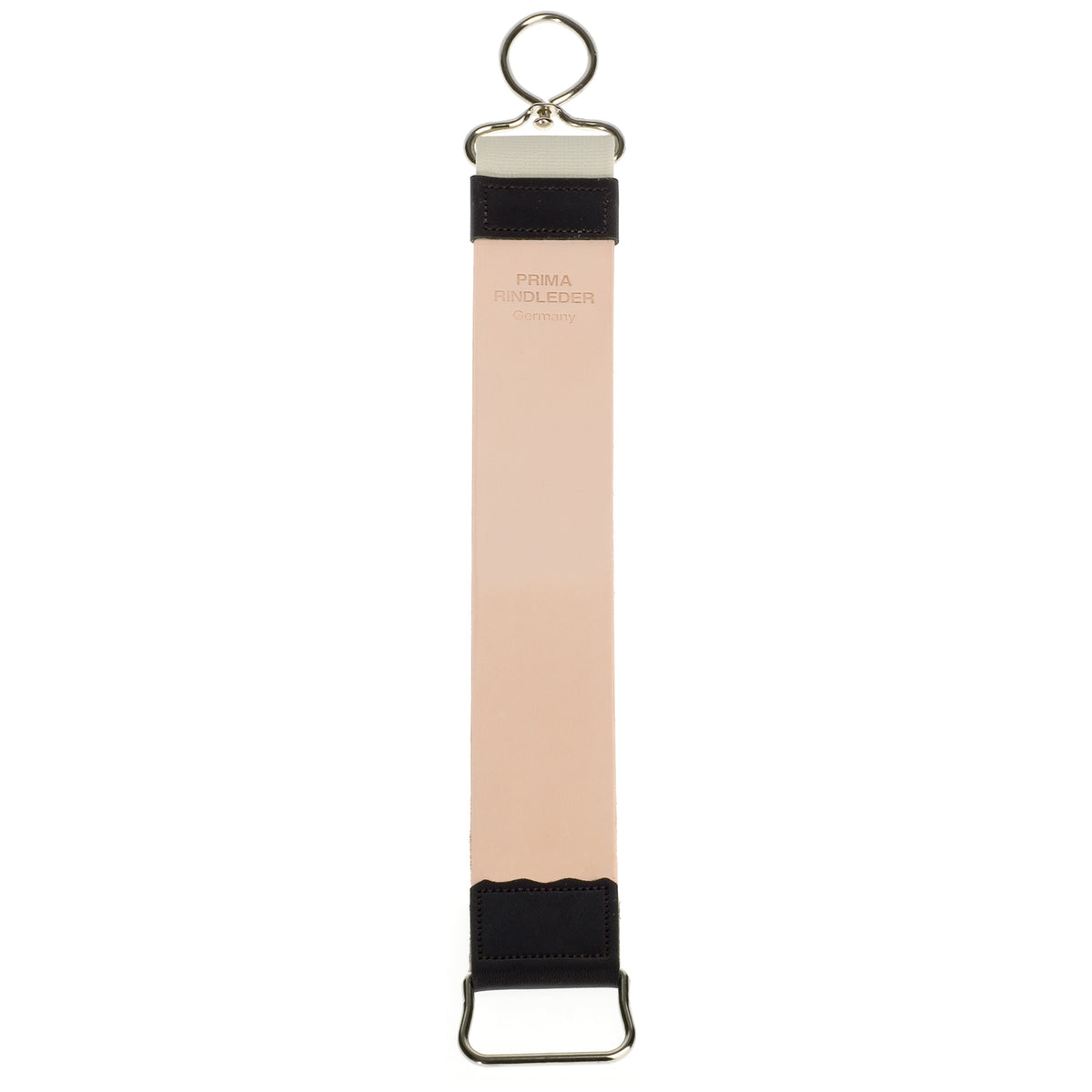 MÜHLE ACCESORIES - Leather razor strop, with nickel-plated end loops