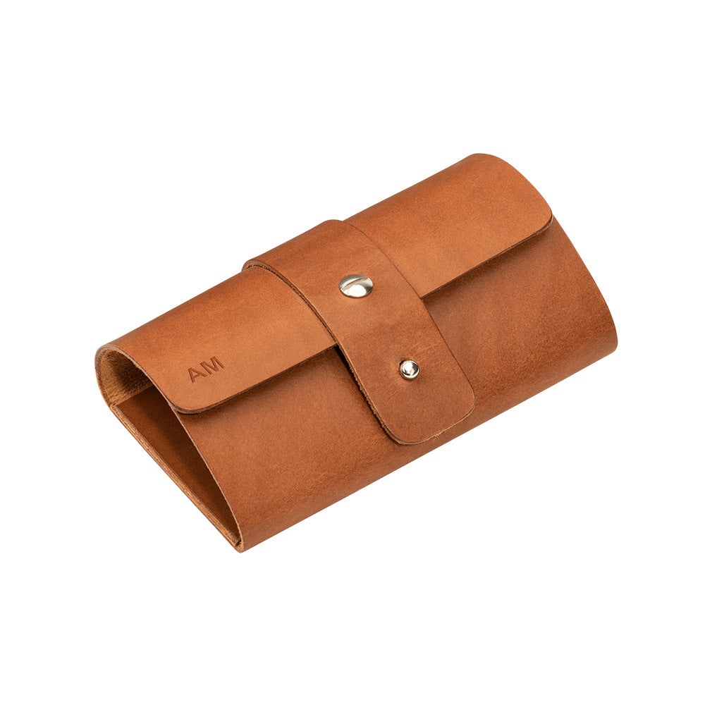 TRAVEL - Travel Shaving Set with Leather Case