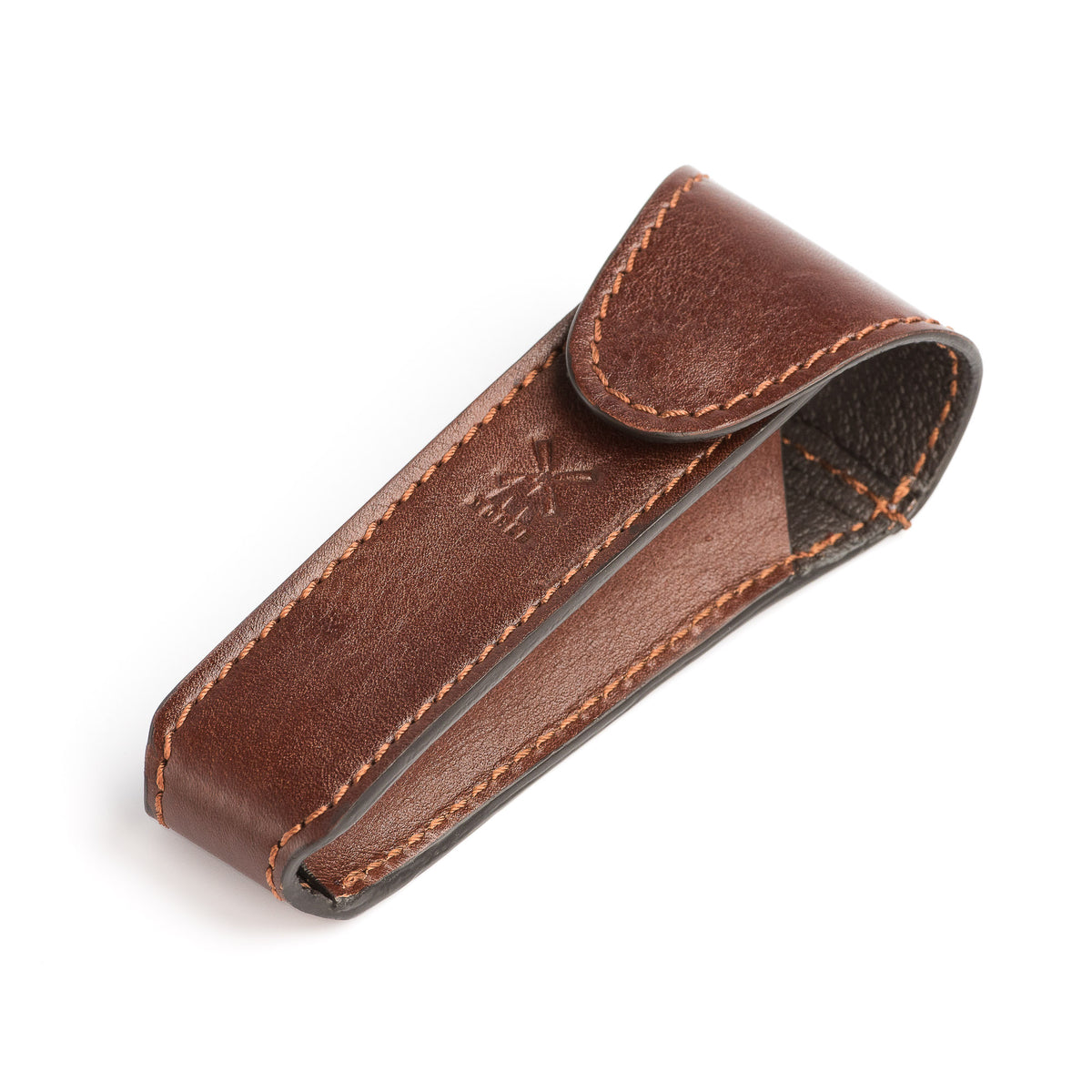 TRAVEL - Leather Pouch for Traditional Safety Razor