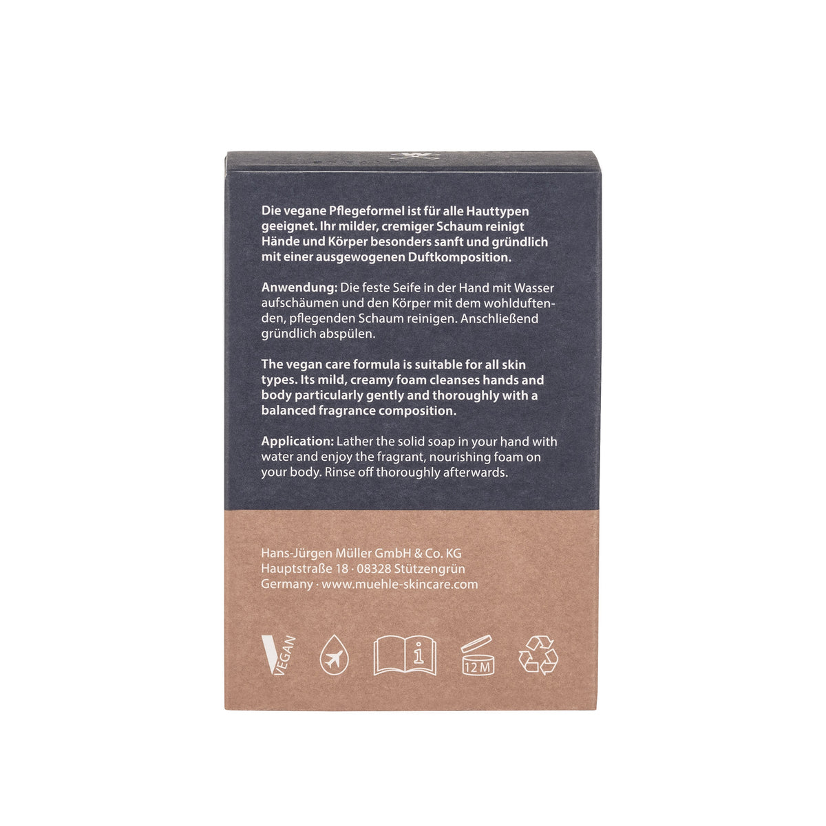 ESSENTIALS Body Soap Bar – Blackcurrant &amp; Cedar