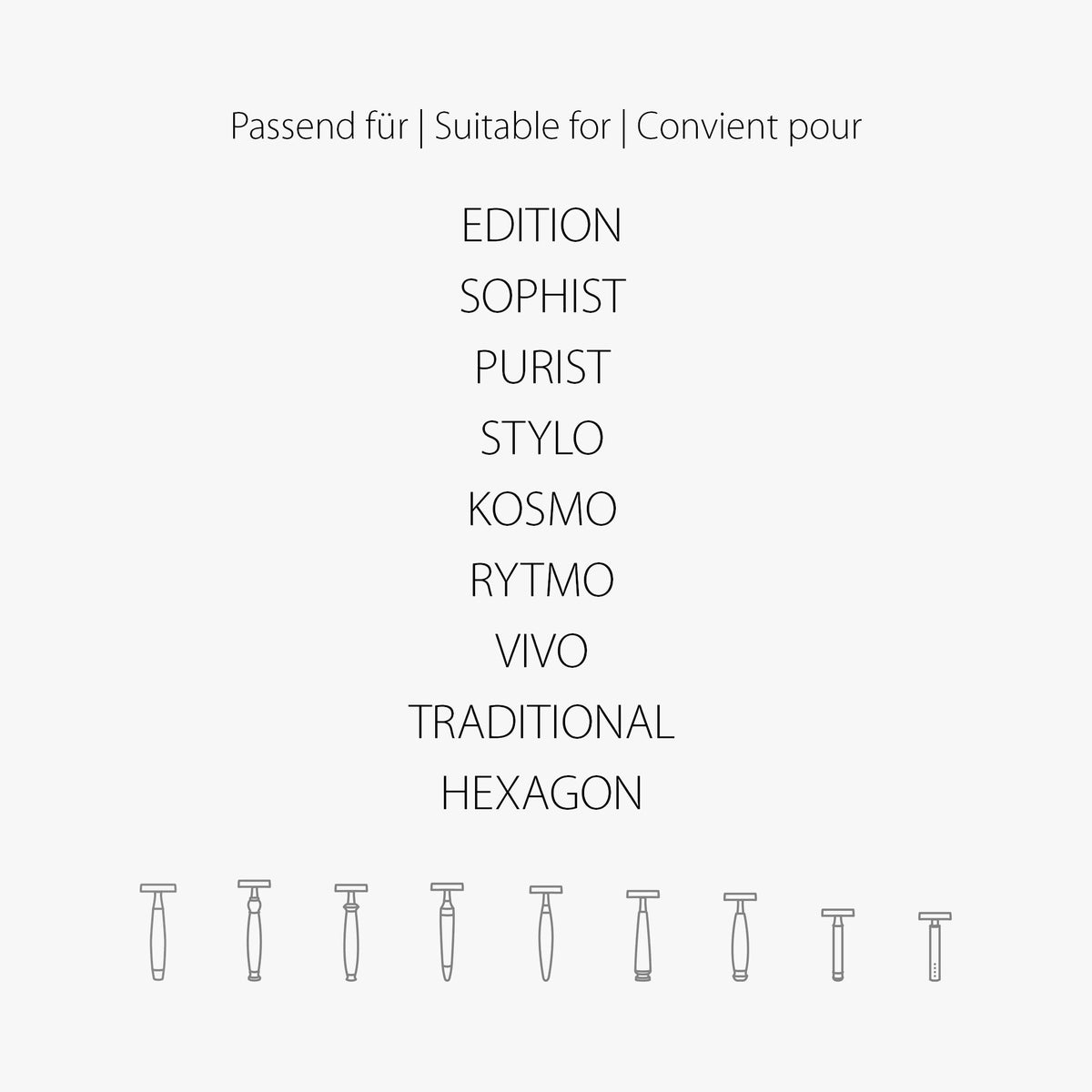 SPARE PART - Safety Razor Top Cap