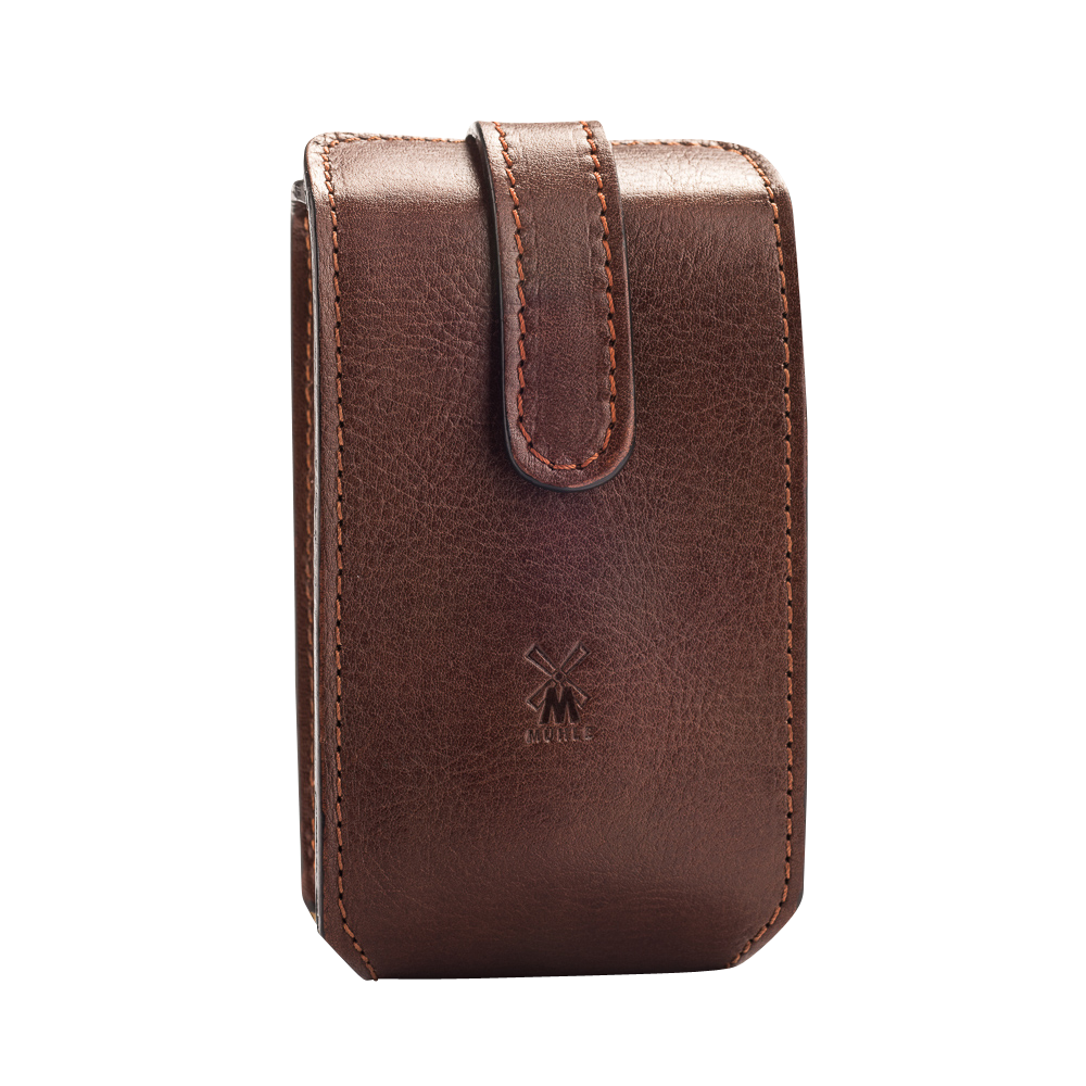TRAVEL - Travel Shaving Set with Leather Pouch