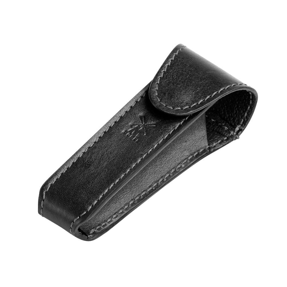 TRAVEL - Leather Pouch for Traditional Safety Razor